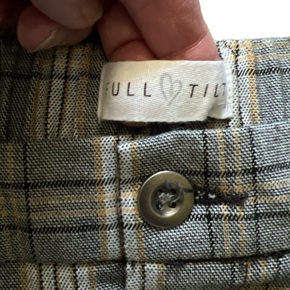 Full Tilt‎ Women's Plaid Pull On Trouser Jogger Pants Size Xlarge - Picture 8 of 10